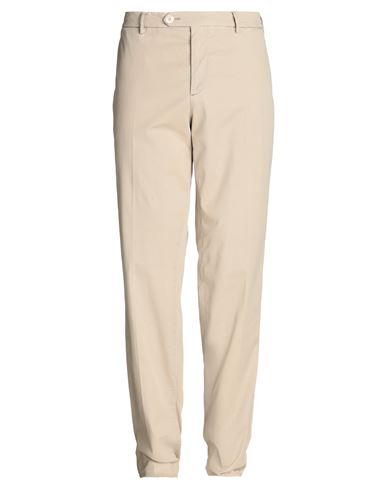 Brunello Cucinelli Man Pants Sand Size 42 Cotton, Elastane In Beige