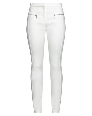 Marciano Woman Pants White Size 8 Cotton, Polyamide, Elastane