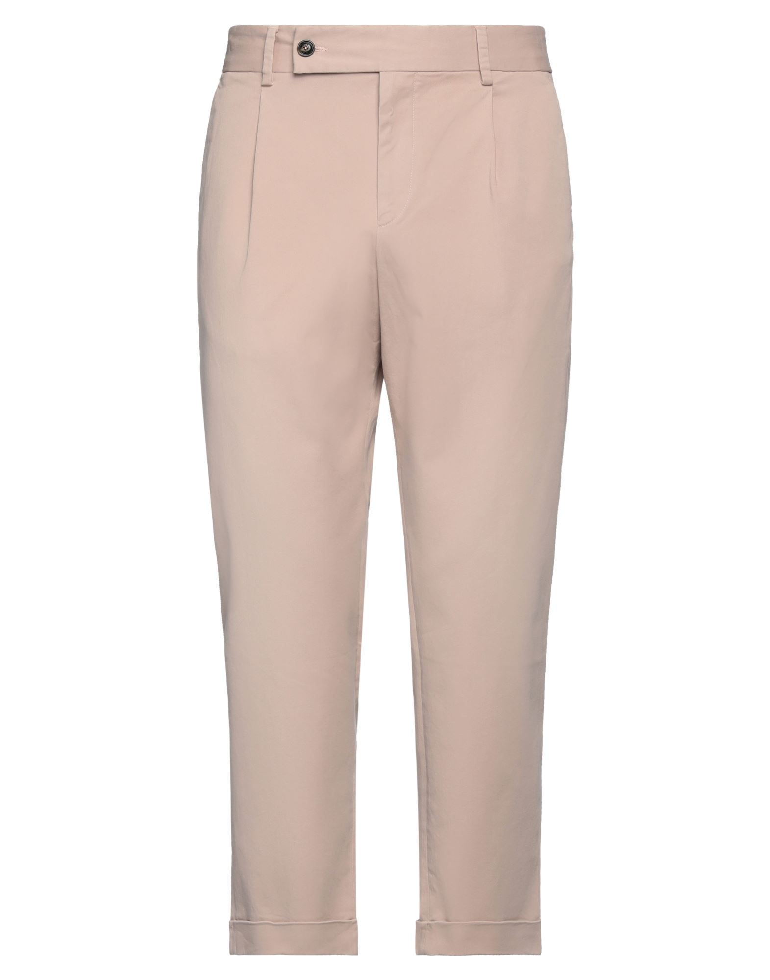 People (+)  Man Pants Blush Size 38 Cotton, Elastane In Pink