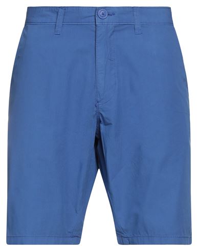 Napapijri Man Shorts & Bermuda Shorts Azure Size 31 Cotton In Blue