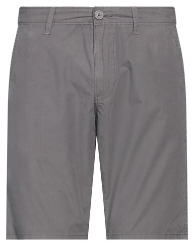 Napapijri Man Shorts & Bermuda Shorts Lead Size 33 Cotton In Grey