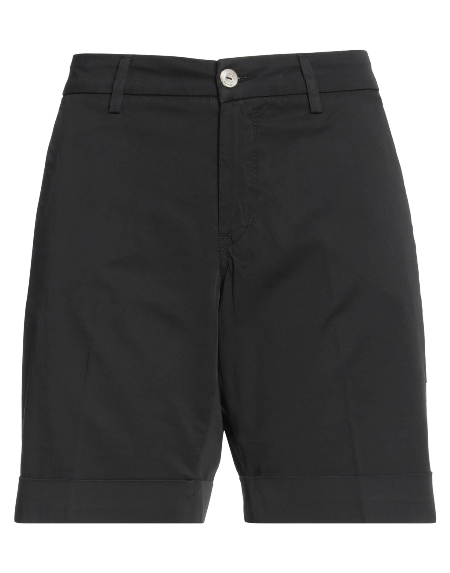 Re-hash Re_hash Woman Shorts & Bermuda Shorts Black Size 25 Cotton, Elastane