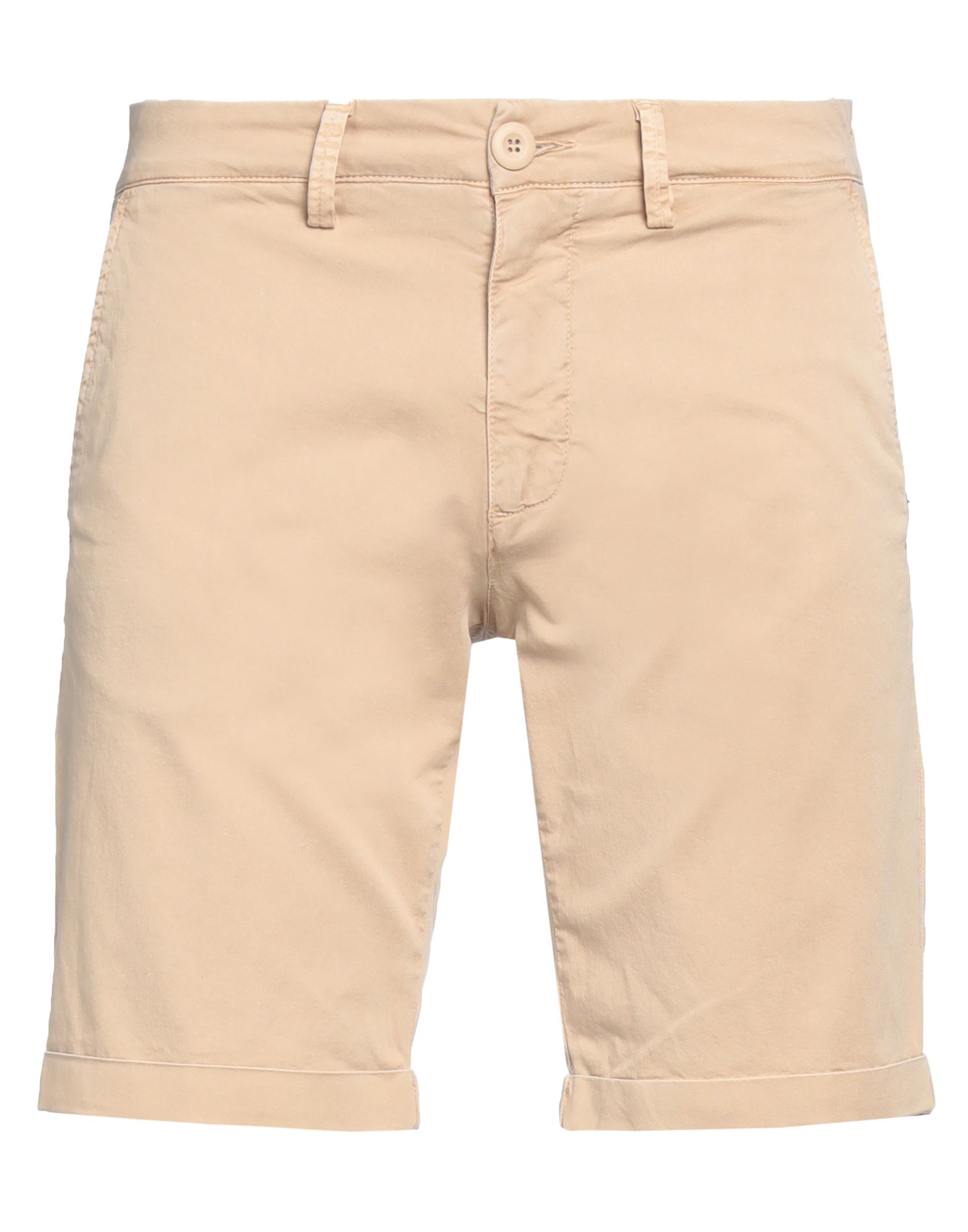 Modfitters Man Shorts & Bermuda Shorts Sand Size 31 Cotton, Elastane In Beige