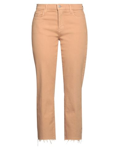 L Agence L'agence Woman Pants Camel Size 27 Cotton, Polyester, Elastane In Beige