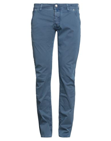 Jacob Cohёn Man Pants Pastel Blue Size 33 Cotton, Elastane