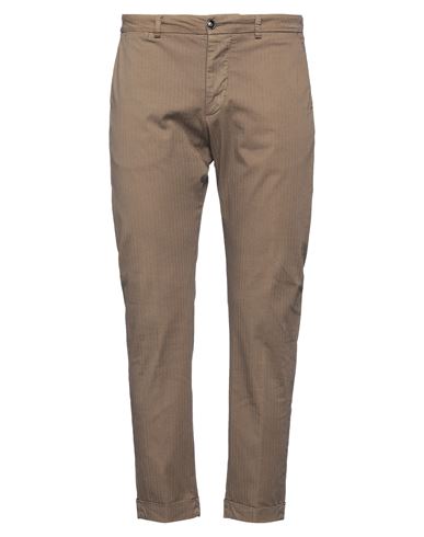People (+)  Man Pants Brown Size 30 Cotton, Elastane