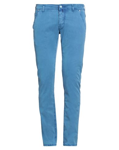 Shop Jacob Cohёn Man Pants Blue Size 33 Lyocell, Cotton, Elastane