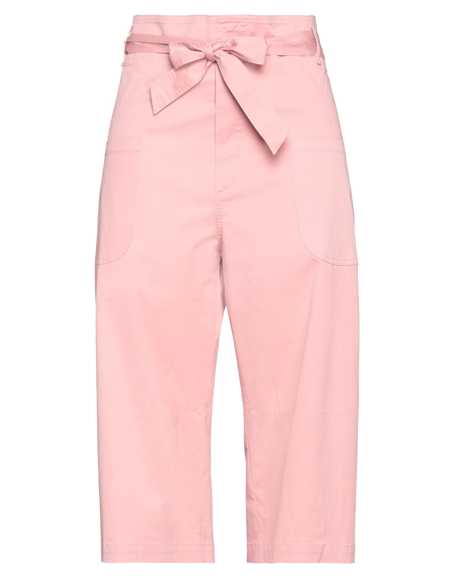 Semicouture Cropped Pants In Pink