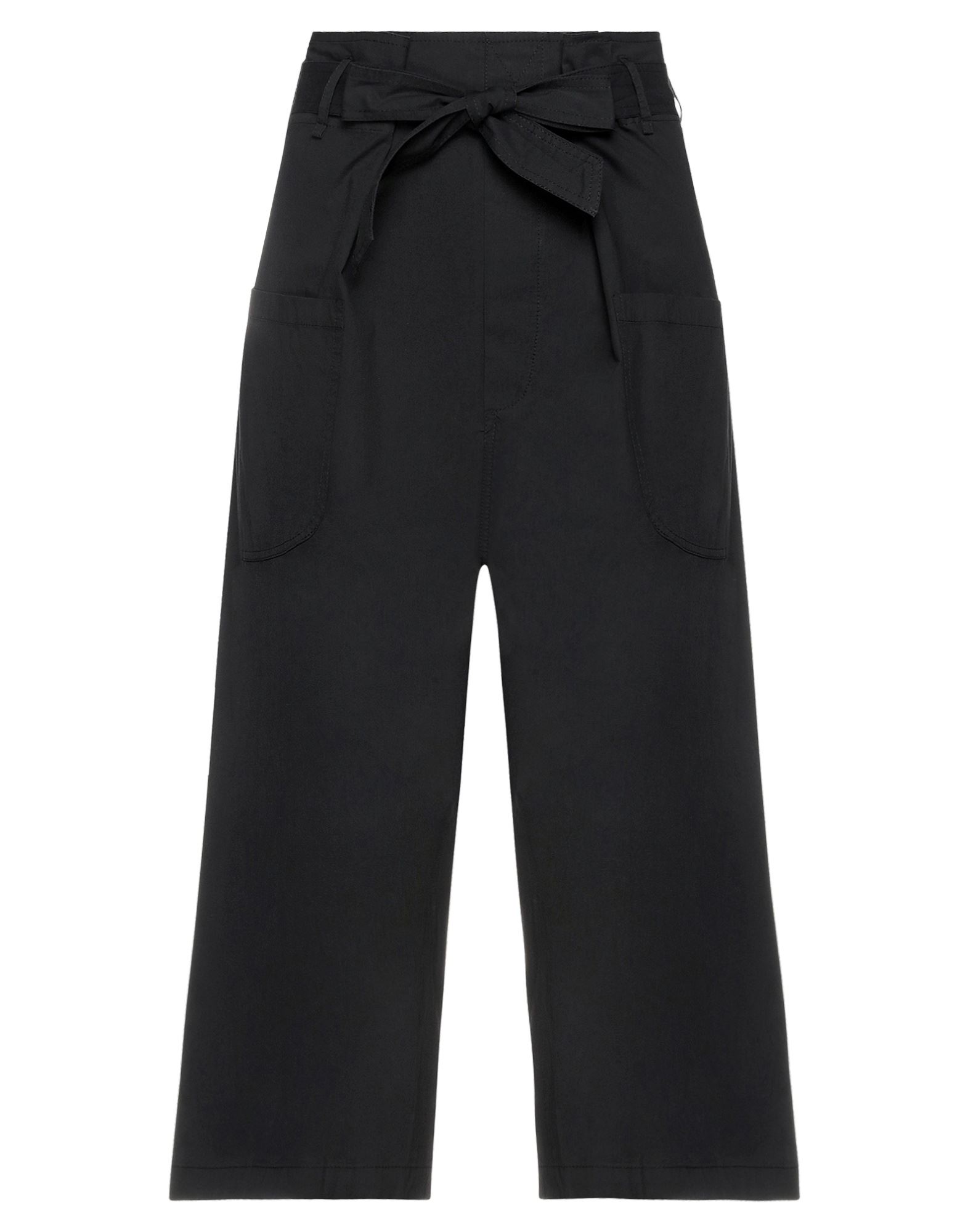 Semicouture Cropped Pants In Black
