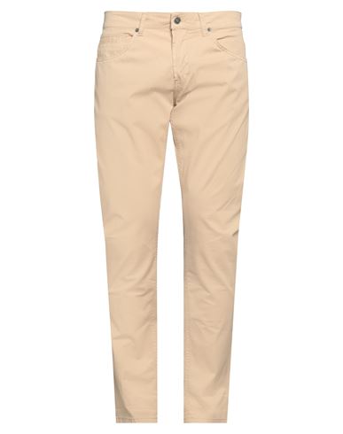 Dondup Man Pants Sand Size 29 Cotton, Elastane In Beige