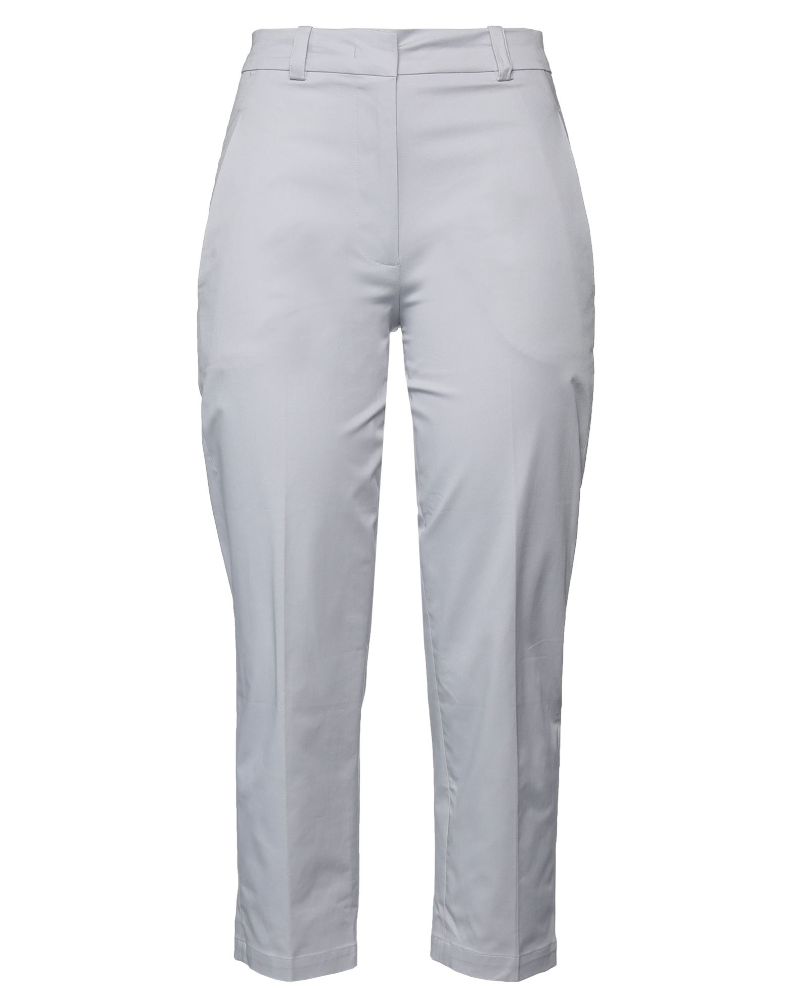 Shop Semicouture Woman Pants Light Grey Size 6 Cotton, Elastane