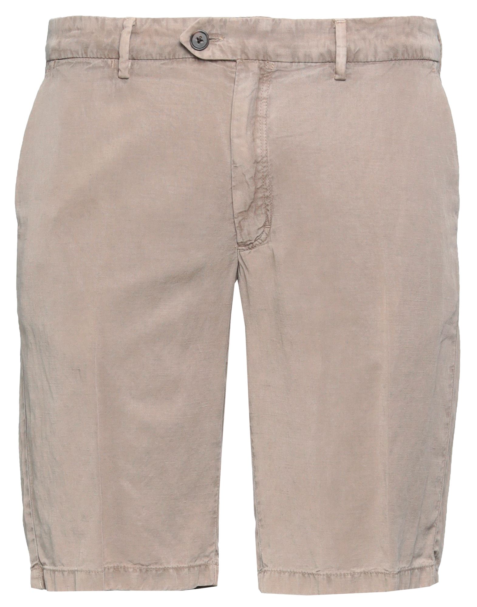 Seventy Sergio Tegon Man Shorts & Bermuda Shorts Dove Grey Size 38 Lyocell, Linen, Cotton