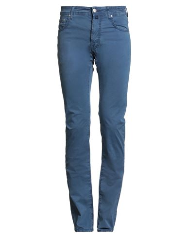 Jacob Cohёn Man Pants Navy Size 30 Cotton, Elastane In Blue