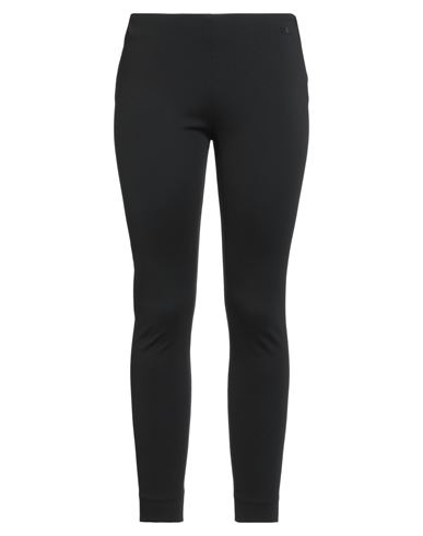 Vdp Via Delle Perle Collection Woman Pants Black Size 8 Viscose, Polyamide, Elastane, Acetate, Silk