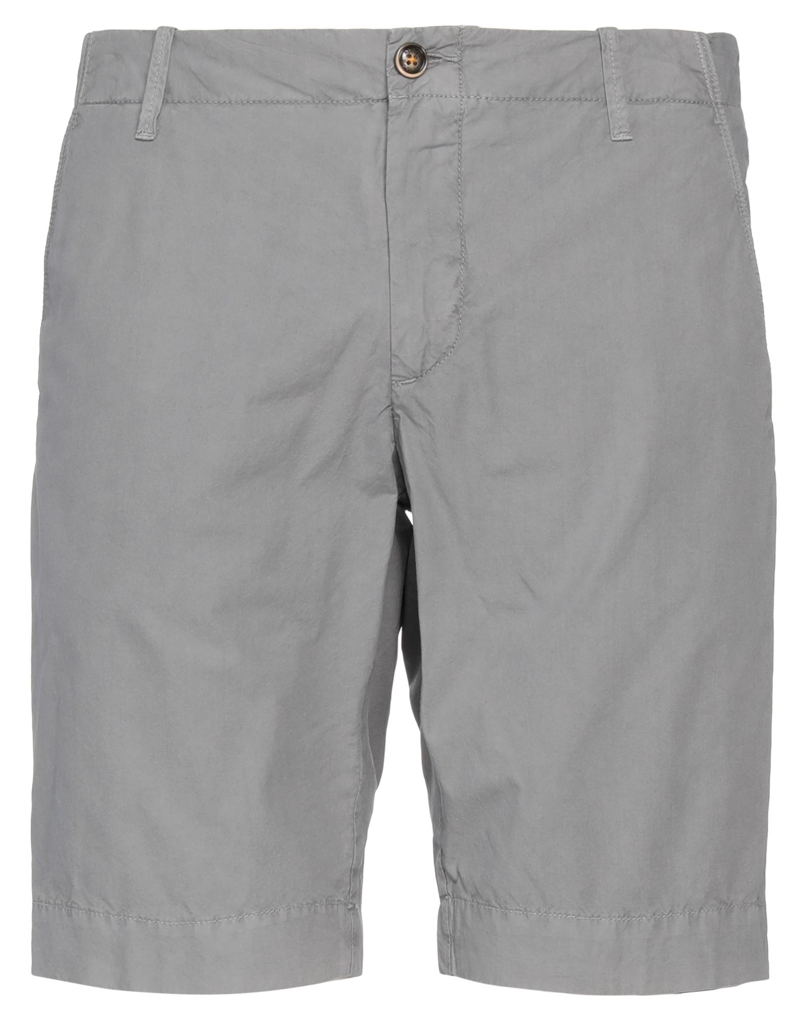 At.p.co At. P.co Man Shorts & Bermuda Shorts Grey Size 38 Cotton