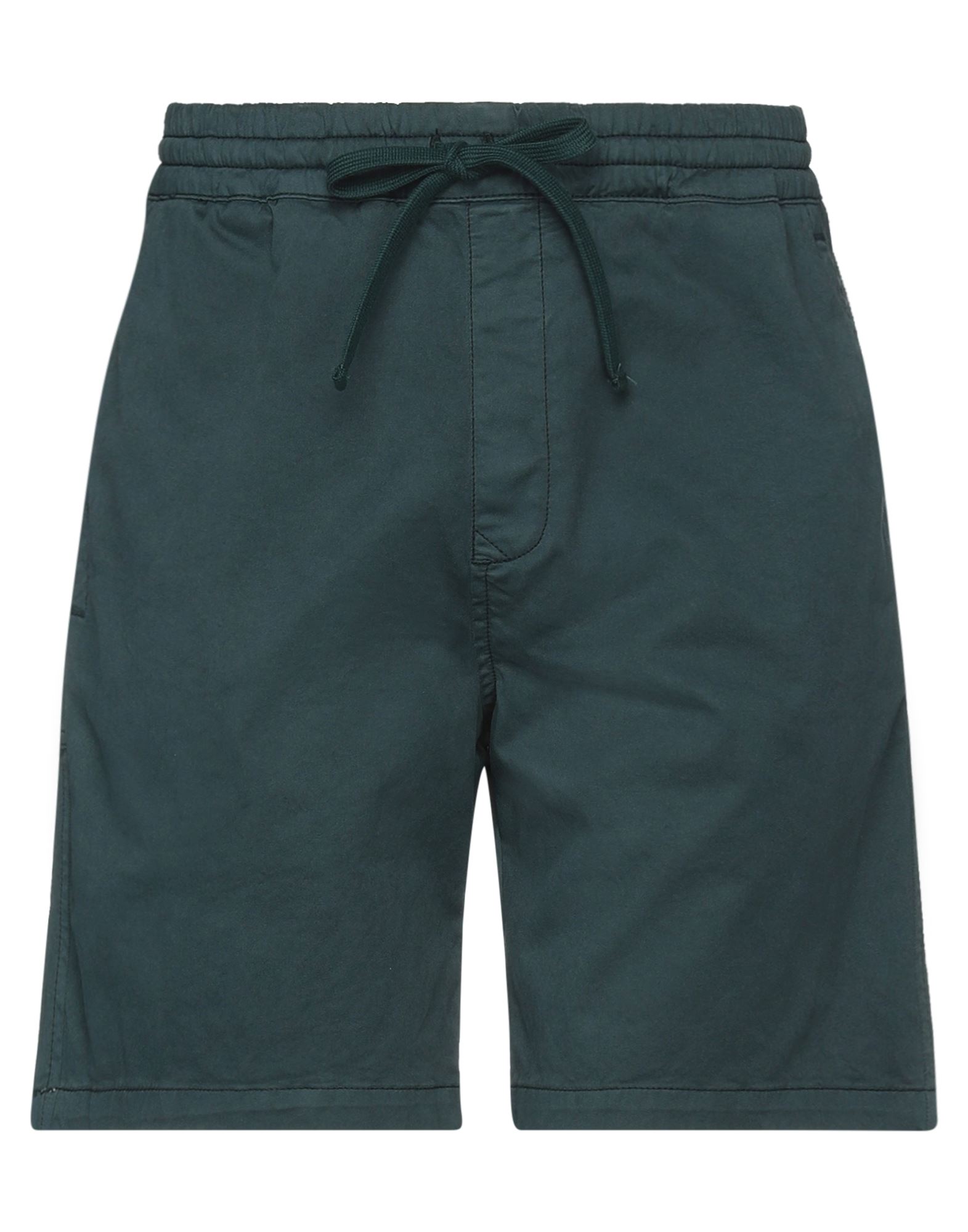 Carhartt Man Shorts & Bermuda Shorts Deep Jade Size Xs Cotton, Elastane In Green