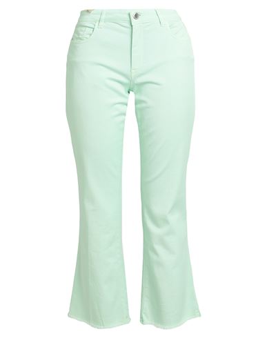 Re-hash Re_hash Woman Pants Light Green Size 28 Cotton, Elastane
