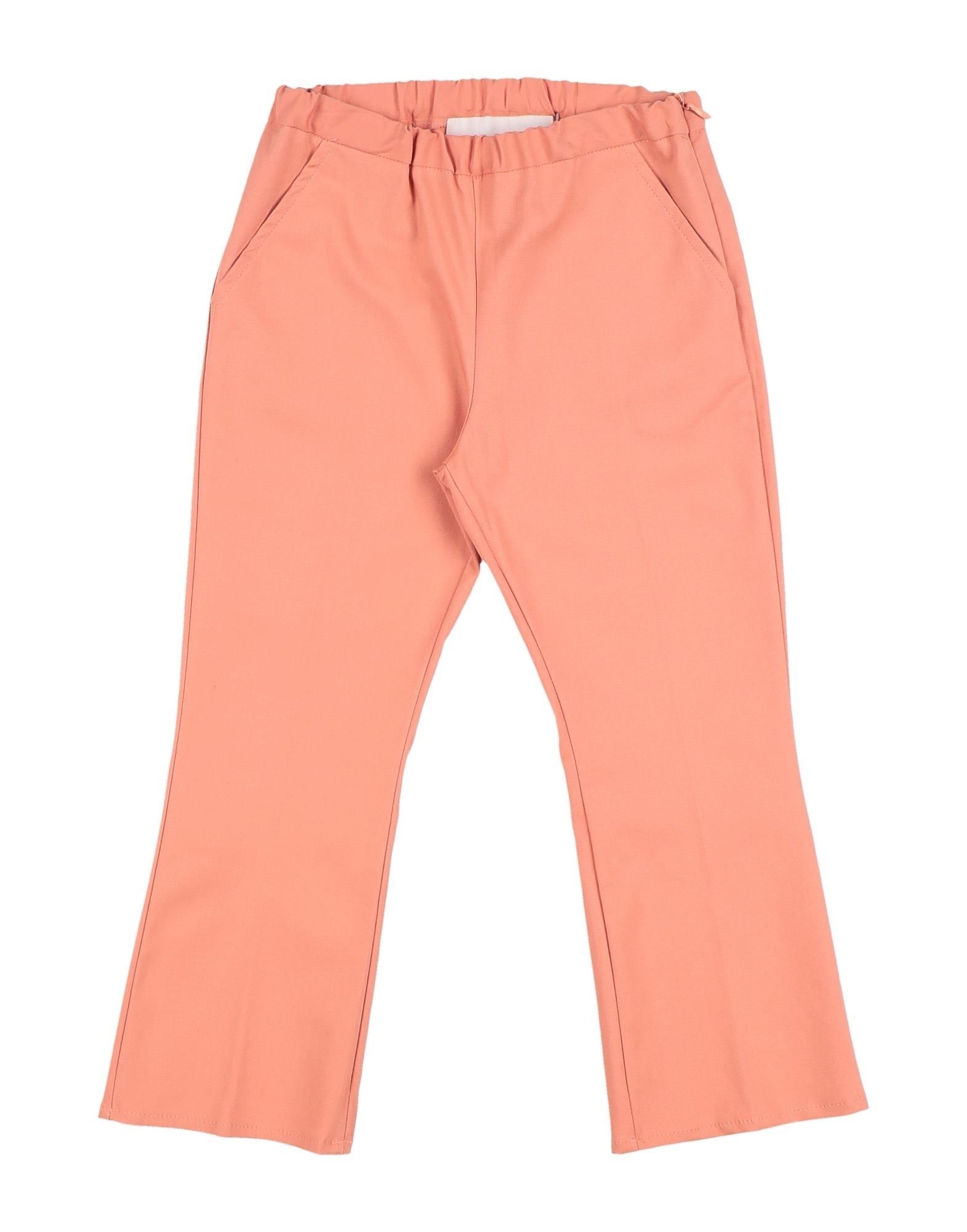 Shop Touriste Toddler Girl Pants Salmon Pink Size 6 Cotton, Elastane