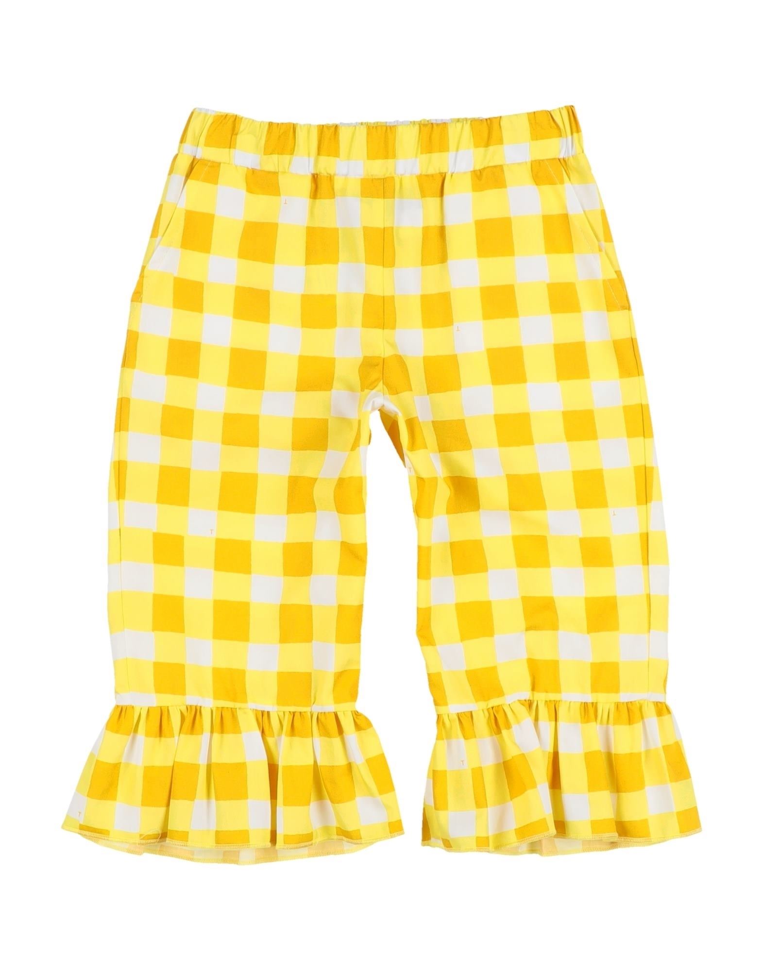 Shop Touriste Toddler Girl Pants Yellow Size 6 Cotton