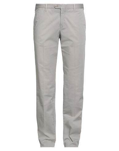 Fedeli Man Pants Dove Grey Size 40 Cotton, Elastane