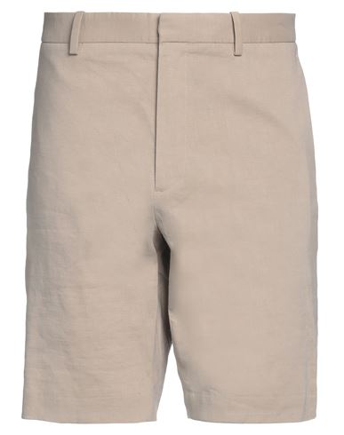 Theory Man Shorts & Bermuda Shorts Beige Size 36 Linen, Viscose, Elastane