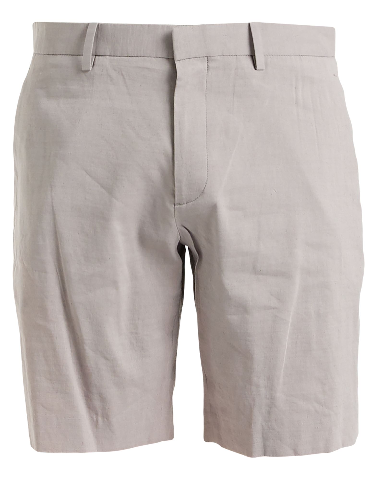 Theory Man Shorts & Bermuda Shorts Grey Size 40 Linen, Viscose, Elastane