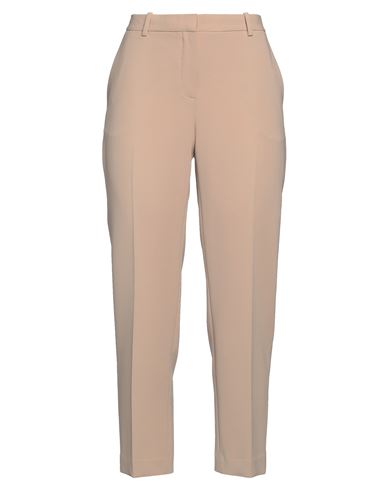 Theory Woman Pants Sand Size 2 Triacetate, Polyester In Beige