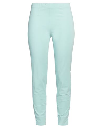 SEDUCTIVE SEDUCTIVE WOMAN PANTS TURQUOISE SIZE 4 POLYAMIDE, COTTON, ELASTANE 