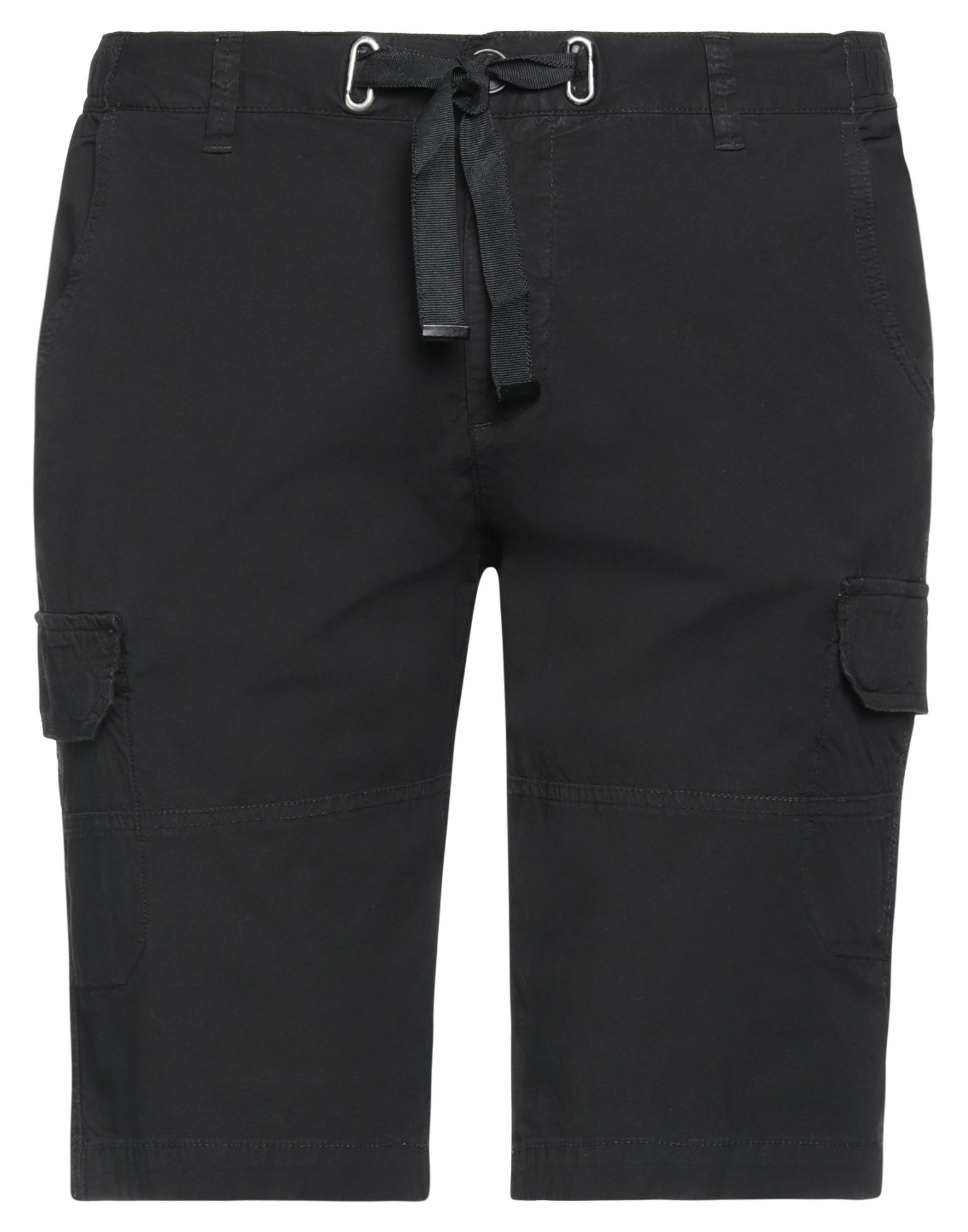 Yes Zee By Essenza Man Shorts & Bermuda Shorts Black Size 30 Cotton, Elastane