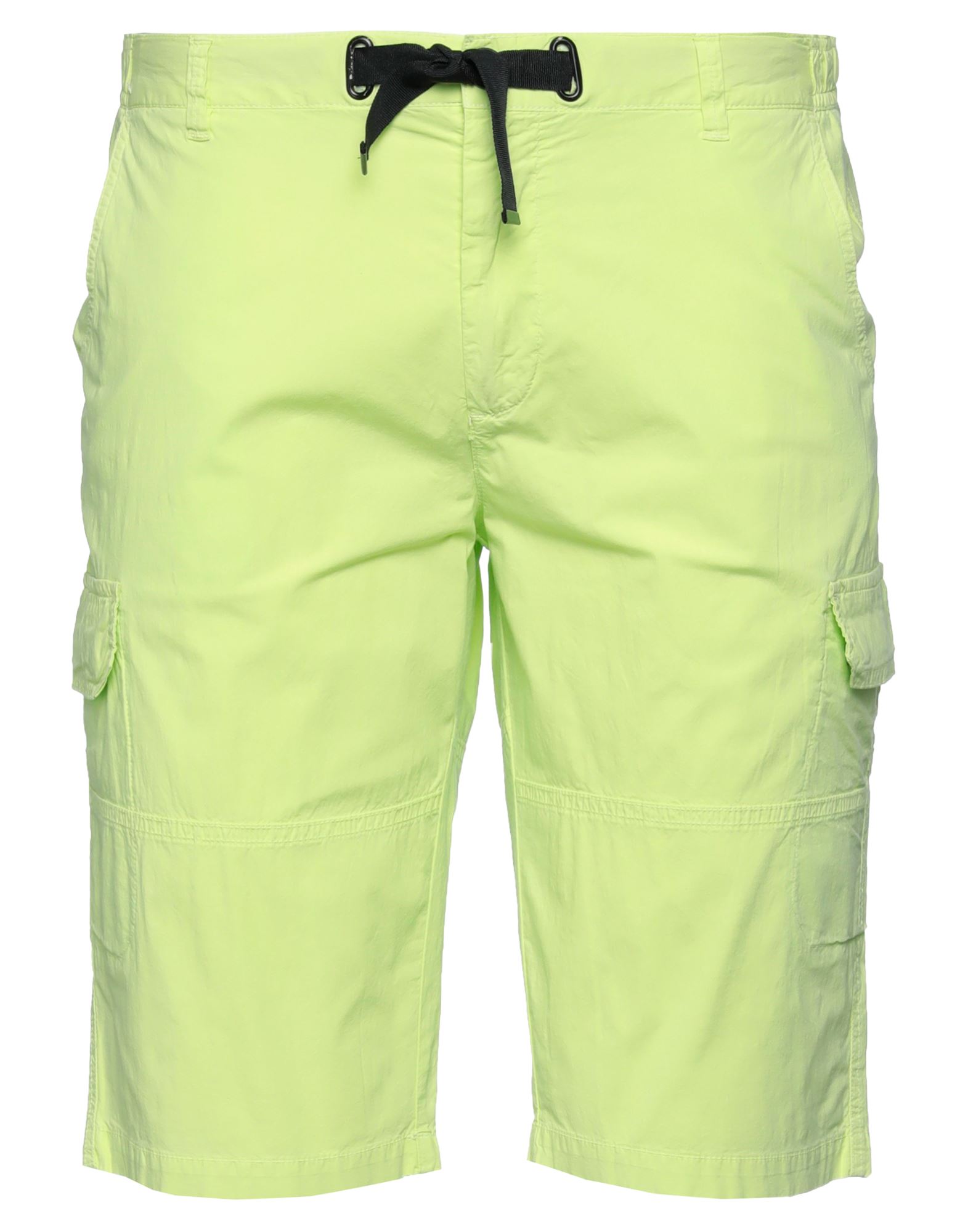 Yes Zee By Essenza Man Shorts & Bermuda Shorts Acid Green Size 30 Cotton, Elastane