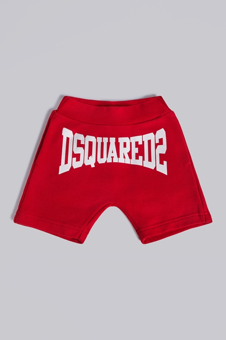 Dsquared2 Logo-print Track Shorts In Red