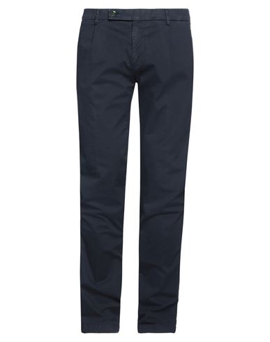 Berwich Man Pants Navy Blue Size 30 Cotton, Elastane