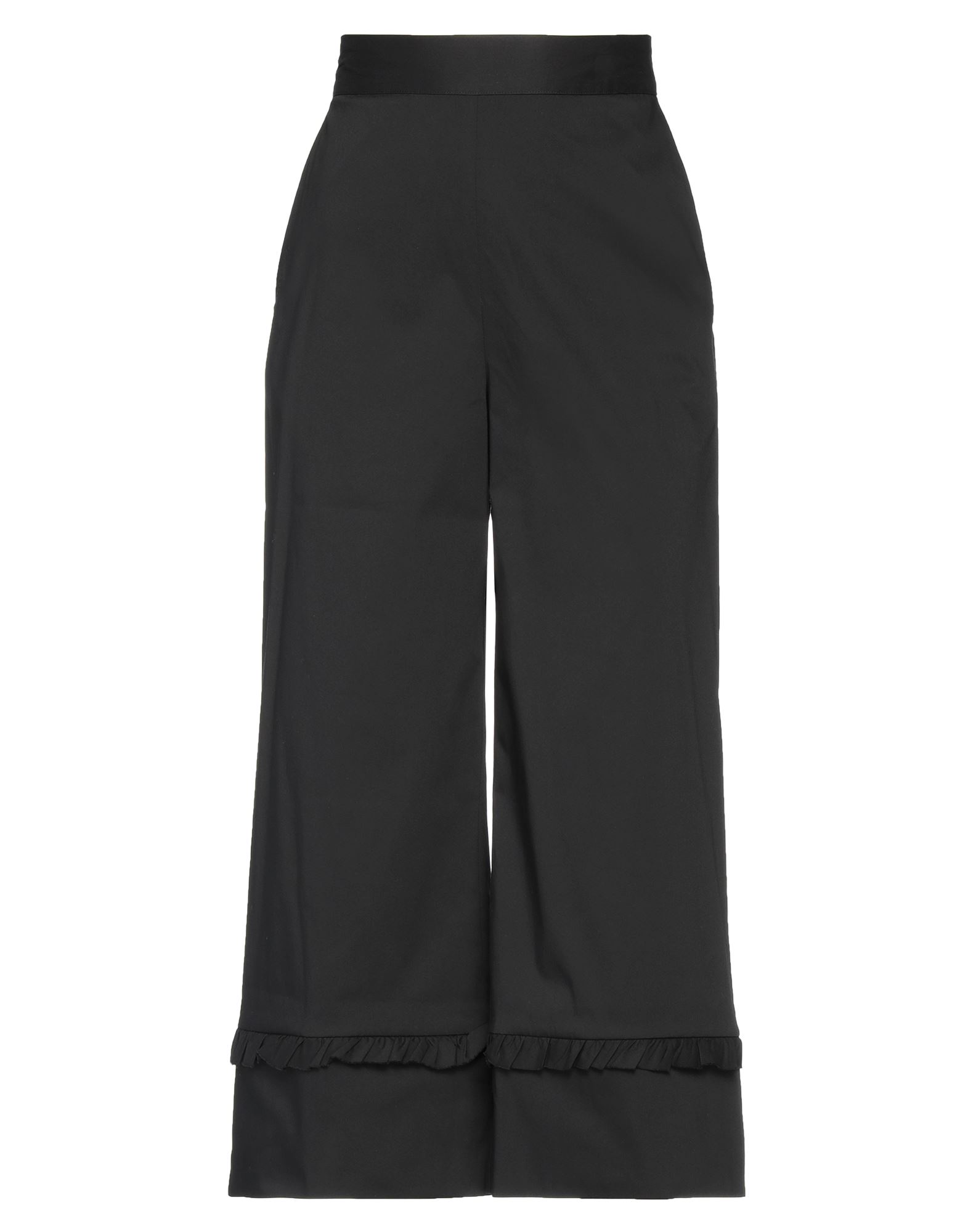 Semicouture Cropped Pants In Black