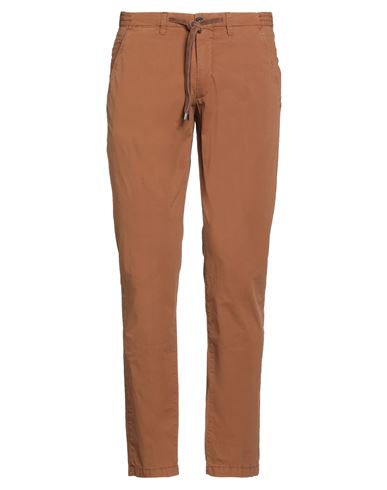 Briglia 1949 Man Pants Camel Size 34 Cotton, Elastane In Brown