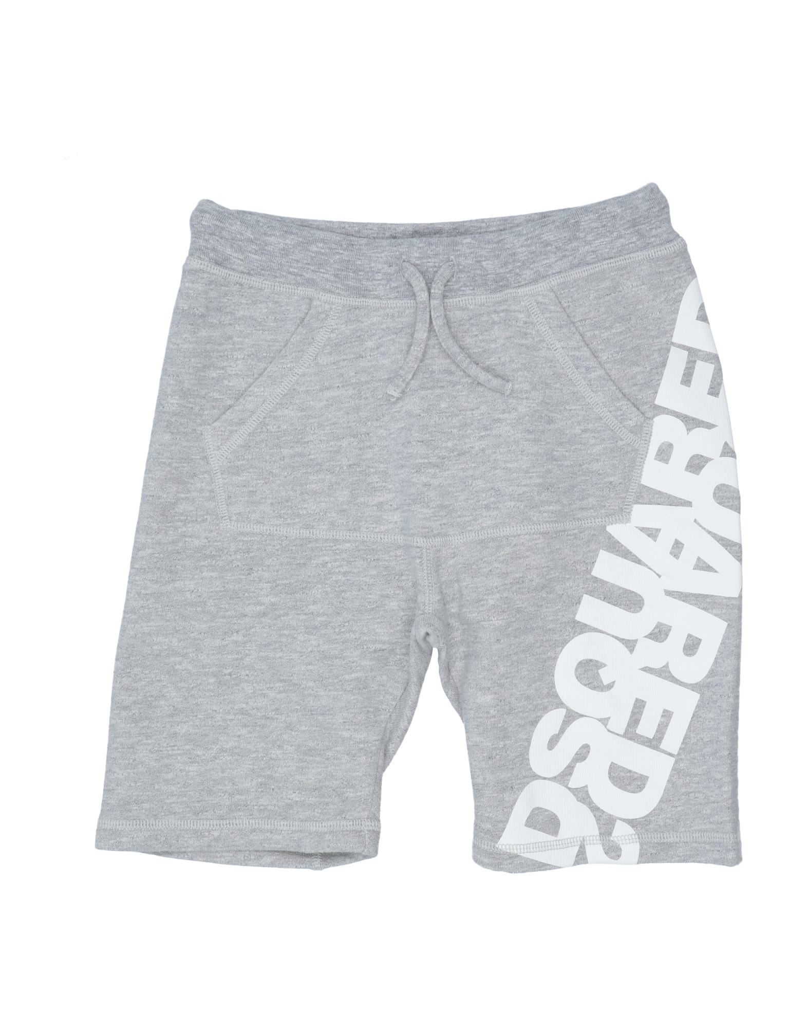 DSQUARED2 DSQUARED2 TODDLER SHORTS & BERMUDA SHORTS LIGHT GREY SIZE 4 COTTON, VISCOSE, ELASTANE 13543128XB 6