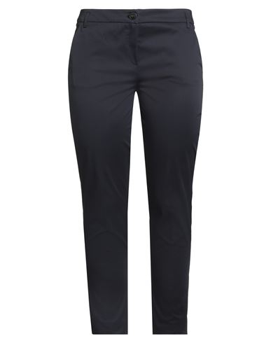 Emme By Marella Woman Pants Midnight Blue Size 12 Cotton, Elastane