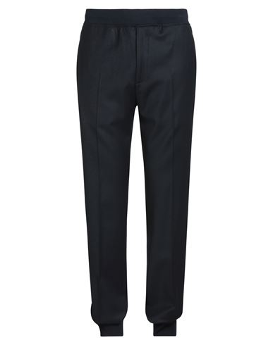 Lanvin Man Pants Navy Size 36 Virgin Wool, Cashmere In Black