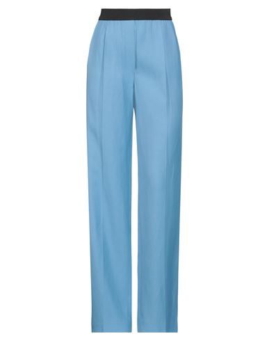 Loulou Studio Woman Pants Light Blue Size M Viscose, Linen