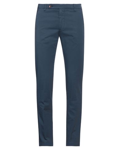 Berwich Man Pants Navy Blue Size 32 Cotton, Elastane