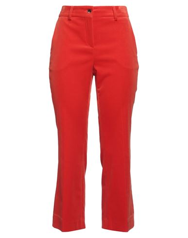 Shop Alberto Biani Woman Pants Orange Size 6 Cotton, Elastane
