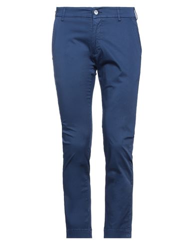 Grey Daniele Alessandrini Man Pants Blue Size 38 Cotton, Elastane