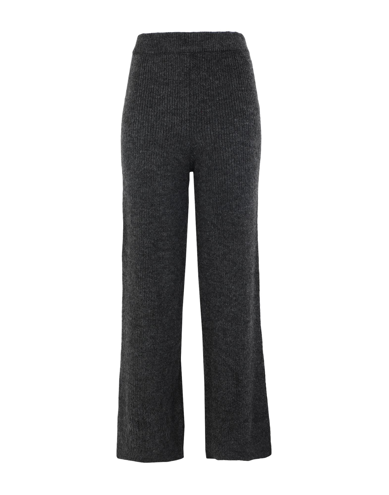 《セール開催中》TOPSHOP レディース パンツ スチールグレー XS アクリル 75% / ポリエステル 25% SLATE GREY ZIP KNITTED TROUSERS