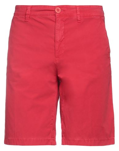 North Sails Man Shorts & Bermuda Shorts Red Size 34 Cotton, Elastane