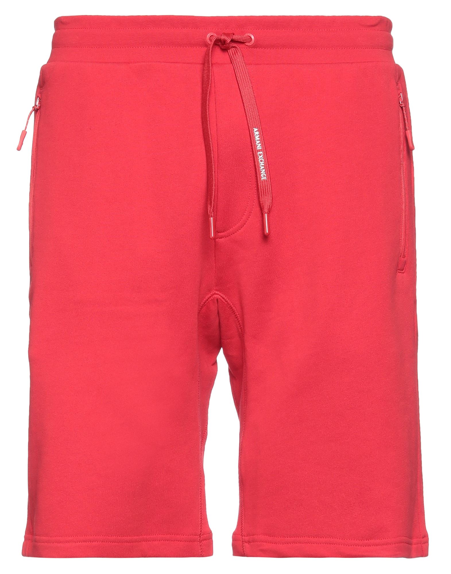 Armani Exchange Man Shorts & Bermuda Shorts Red Size S Cotton, Elastane