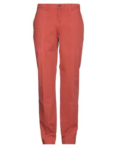 Barbour Man Pants Brick Red Size 34w-32l Cotton