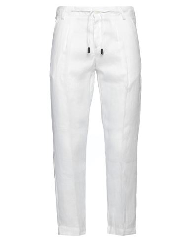 Alessandro Dell'acqua Man Pants White Size 34 Linen
