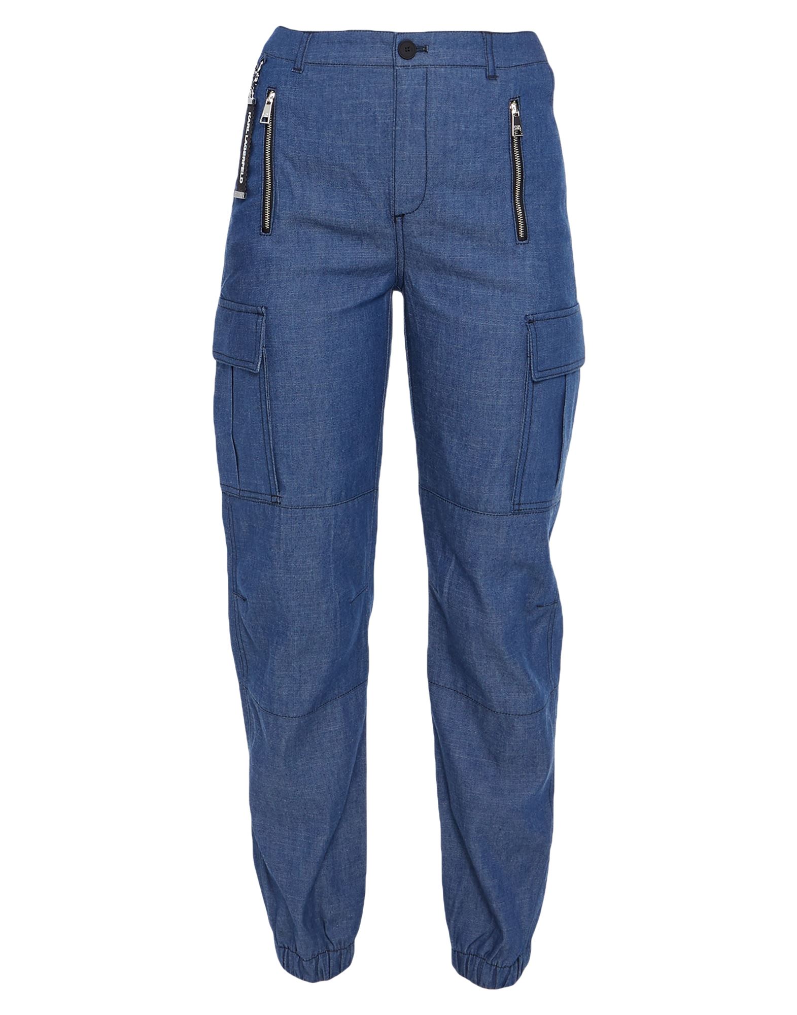 Shop Karl Lagerfeld Woman Jeans Blue Size 6 Cotton