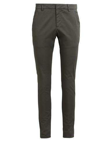 Dondup Man Pants Taupe Size 31 Cotton, Elastane In Grey