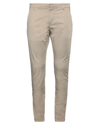 Dondup Man Pants Khaki Size 29 Cotton, Elastane In Beige