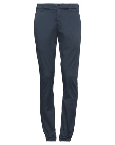 Dondup Man Pants Blue Size 30 Cotton, Elastane In Blue